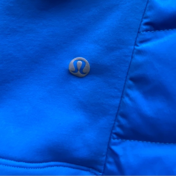 Lululemon Womens Pipe Dream Blue Down For It All Vest Running lightweight size 8 - Picture 7 of 9